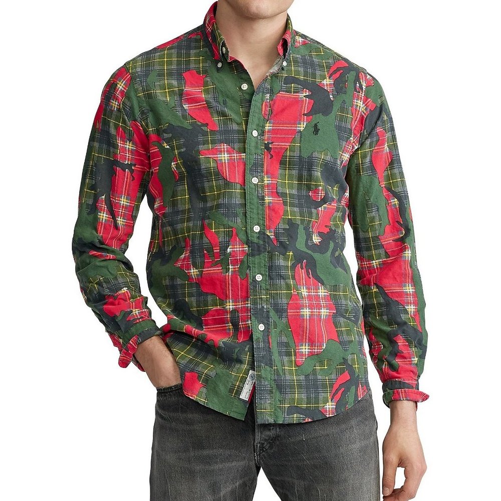 Ralph Lauren - plaid camo button down